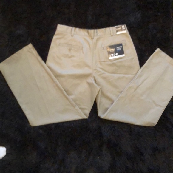 NWT MENS IZOD KHAKI PANTS - Picture 2 of 4